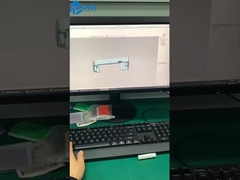 Serviço de mecanização de peças de protótipo de revestimento traseiro de metal