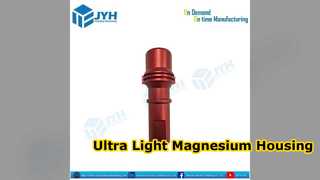 Carcaça de magnésio de precisão usinada em CNC para indústria aeroespacial