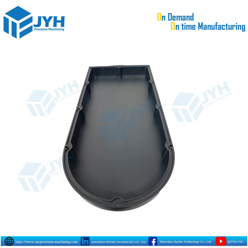 Peças de carcaça de alumínio anodizado duro de tipo III, obtidas por usinagem CNC de alta precisão, para aplicações resistentes à corrosão