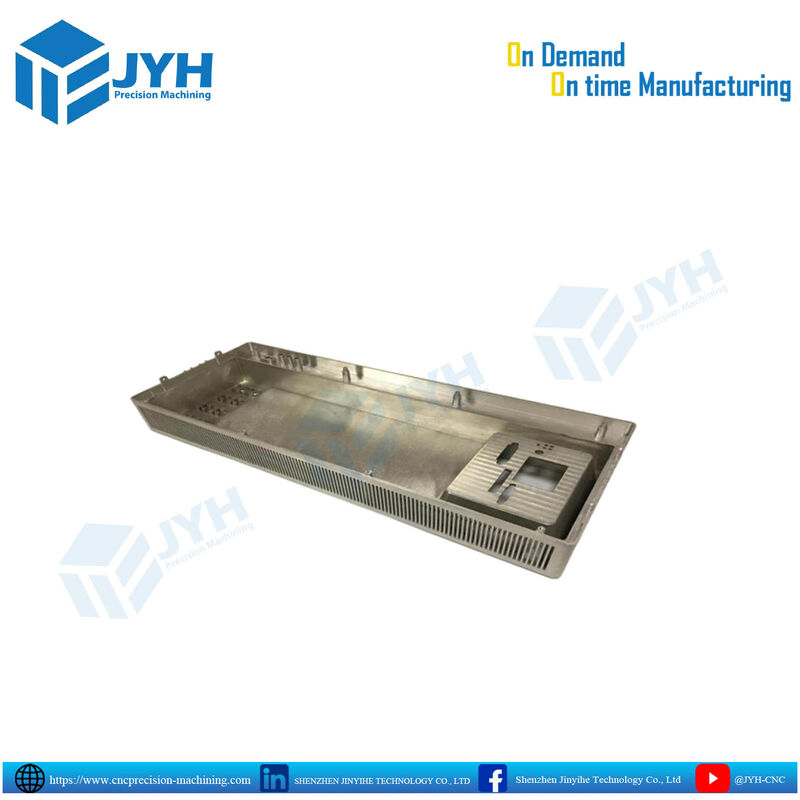 Conjunto de alumínio fresado CNC de alta precisão com construção leve e resistente e excelente condutividade térmica