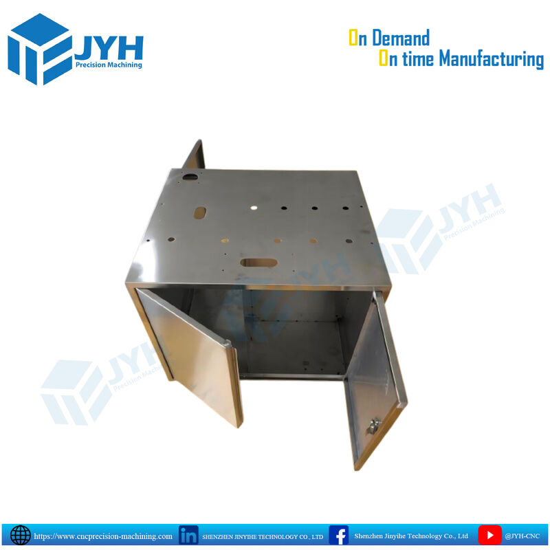 Construção em chapa de metal de precisão de design personalizado com fabricação de alta precisão e acabamento de superfície profissional